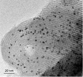メソポーラスシリカ担持白金触媒によるエチレン酸化