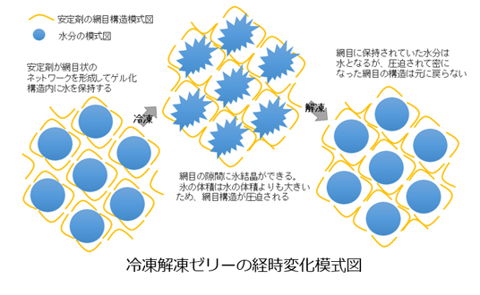 冷凍解凍で自然な果実の繊維感を演出！？